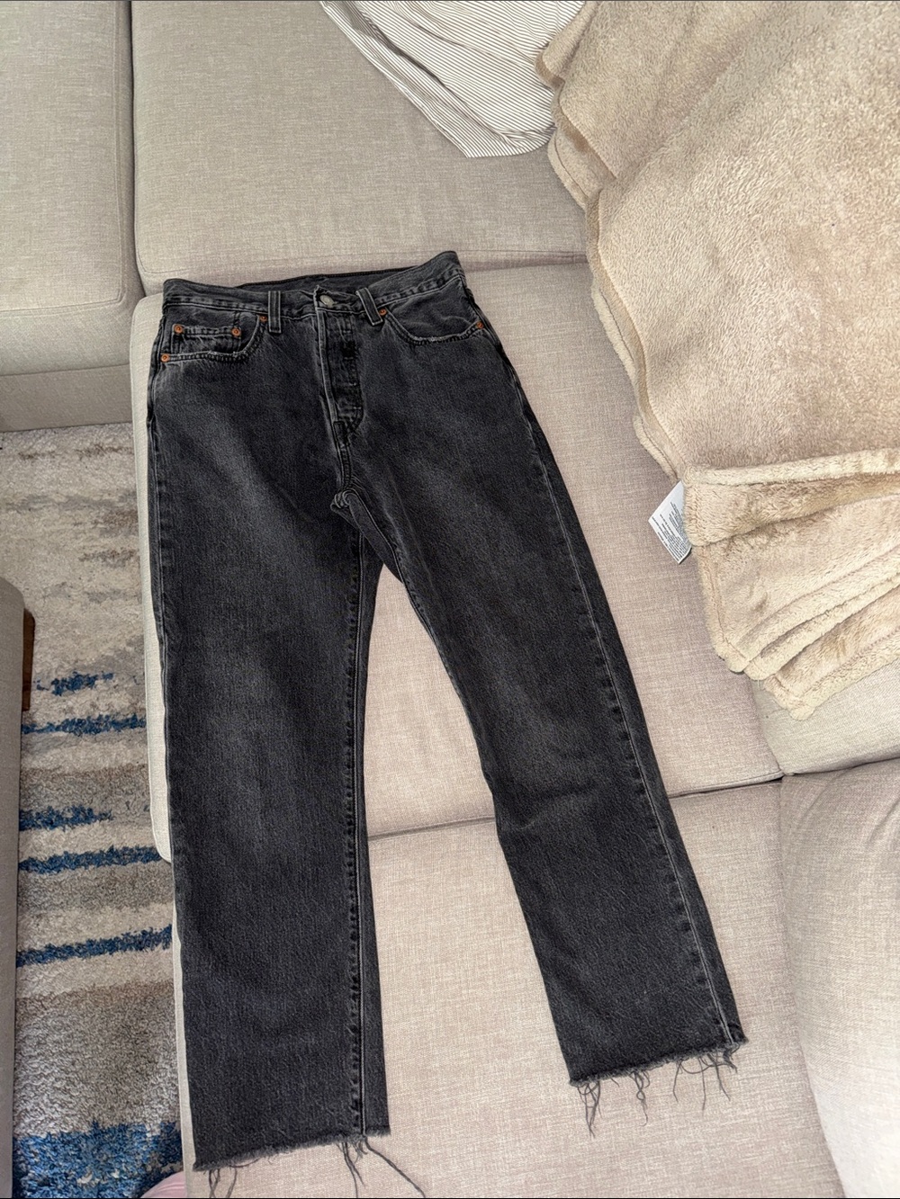 Black Straight-Leg Jeans Women’s